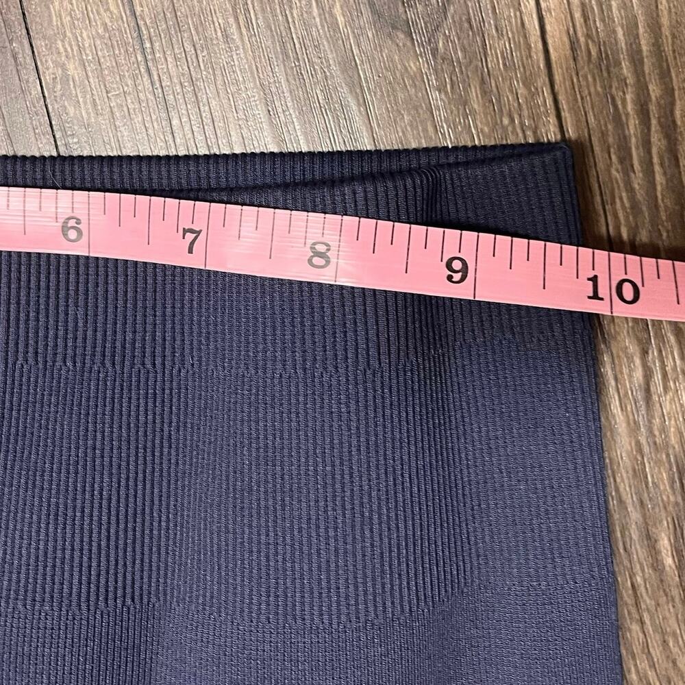 Lululemon Zone In Tight Navy Blue Sz 4 High Rise Leggings 27” Active Compression - Picture 11 of 13